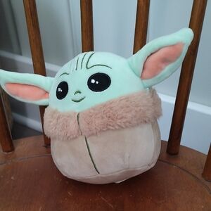 Squishmallows Grogu Baby Yoda Green and Tan Stuffed Animal 6 Inches EUC